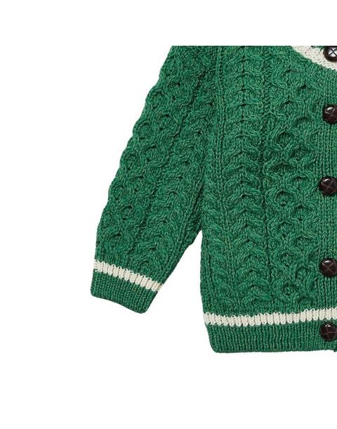 London Days Merino Cardigan - Cut Grass