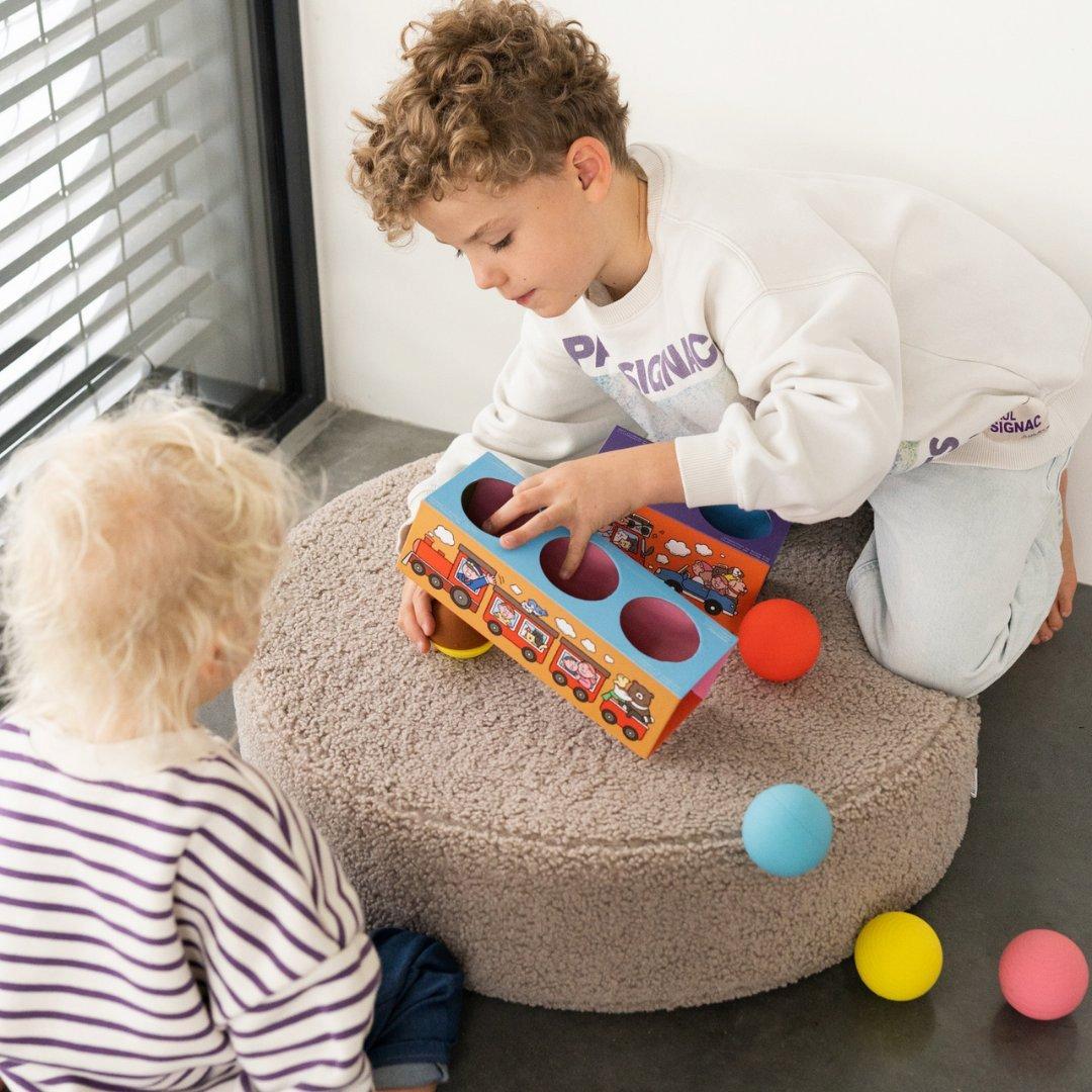 Sundae Kids 3-Ball Set | &ldquo;Choo Choo&rdquo; Train Toy Box image number 1