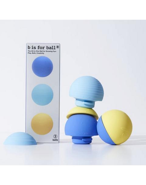 b is for ball® 3-Ball Set | Dark Blue & Golden Yellow