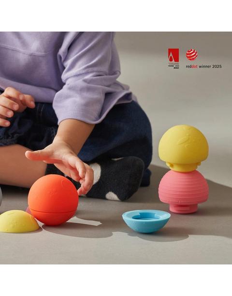 Sundae Kids 2-Ball Set | “Honk Honk” Bus Toy Box