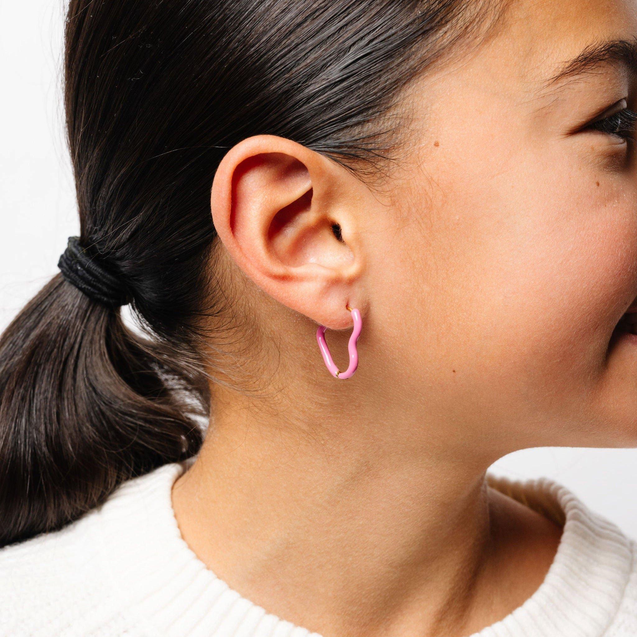 Enamel Heart Hoop image number 3