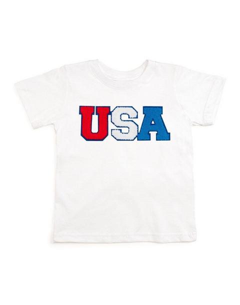 USA Multi Patch Short Sleeve T-Shirt