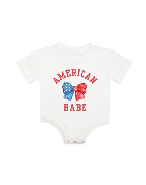 American Babe Short Sleeve Romper