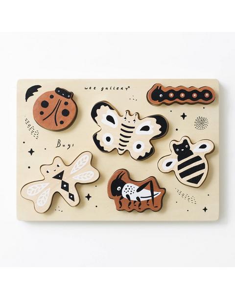 Wooden Tray Puzzle - Bugs