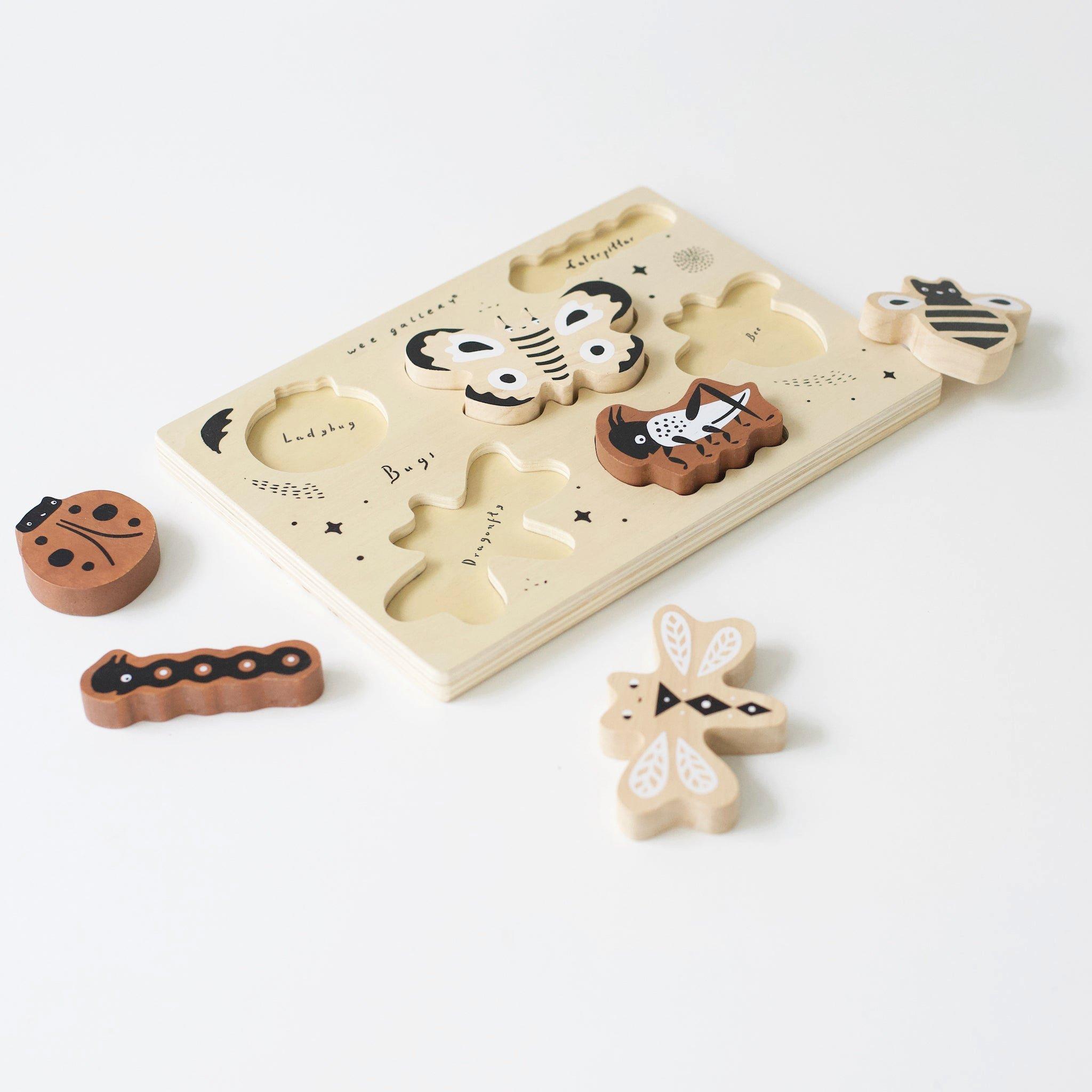 Wooden Tray Puzzle - Bugs image number 4