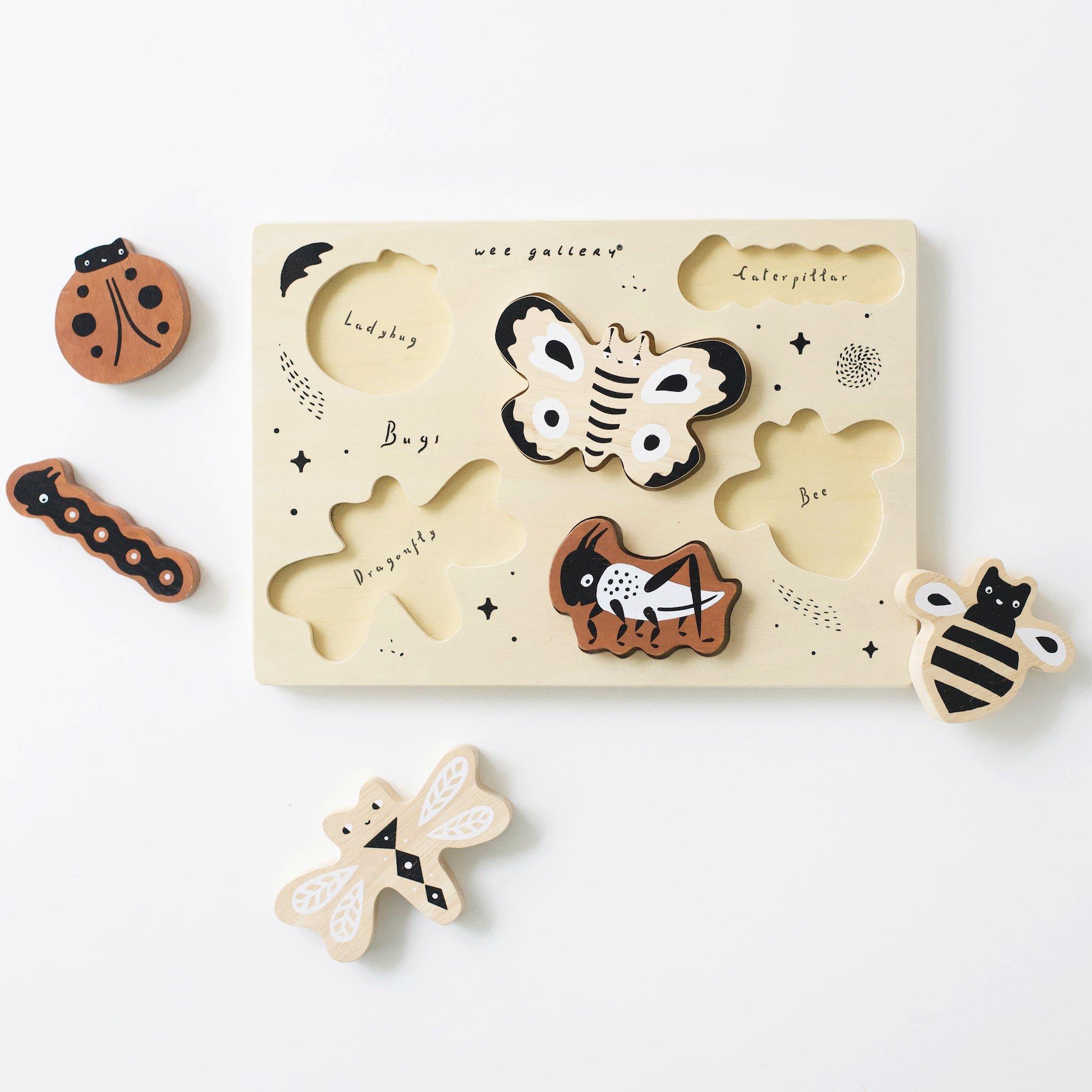 Wooden Tray Puzzle - Bugs image number 1