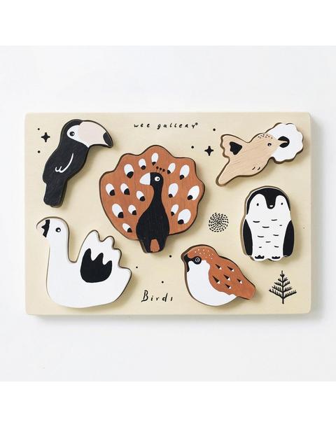 Wooden Tray Puzzle - Birds