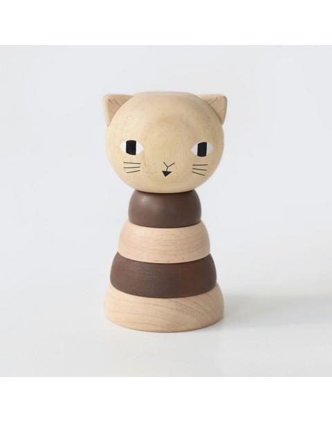 Wood Stacker - Cat