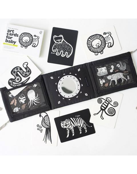 Baby Tummy Time Gallery with Jungle Art Cards Bundle