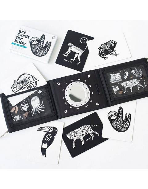 Baby Tummy Time Gallery with Rainforest Art Cards Bundle