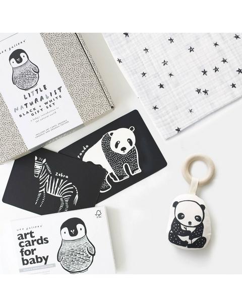 Newborn Baby Gift Set - Black + White