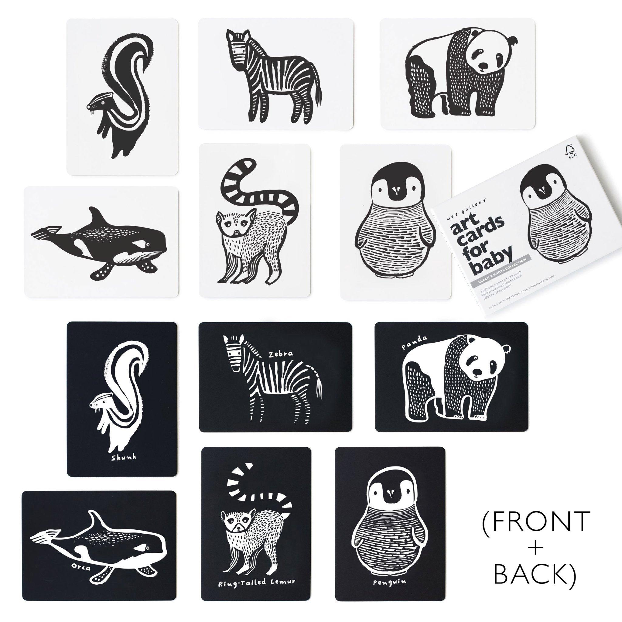 Newborn Baby Gift Set - Black + White image number 3