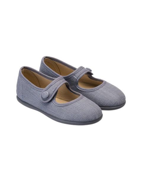 Linen Mary Jane | Indigo