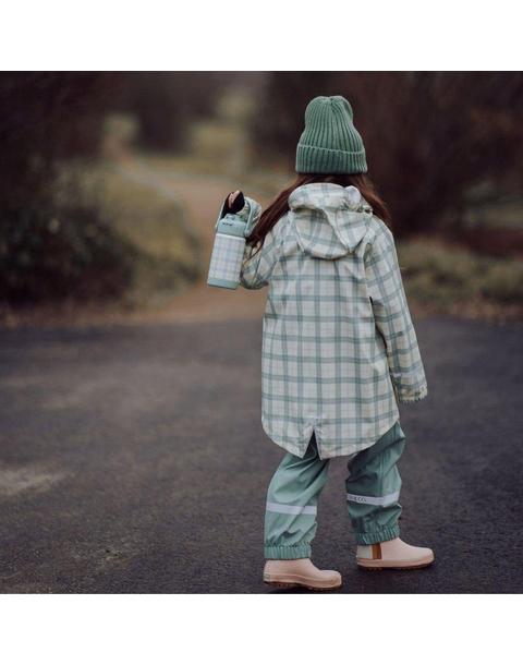 Fishtail Rain Jacket | Fern Plaid