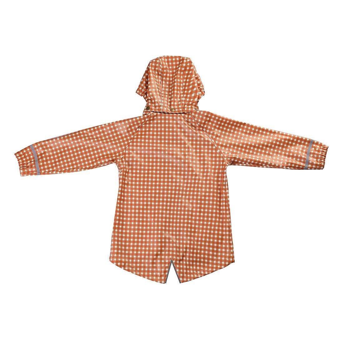 Fishtail Rain Jacket | Sienna Gingham image number 2
