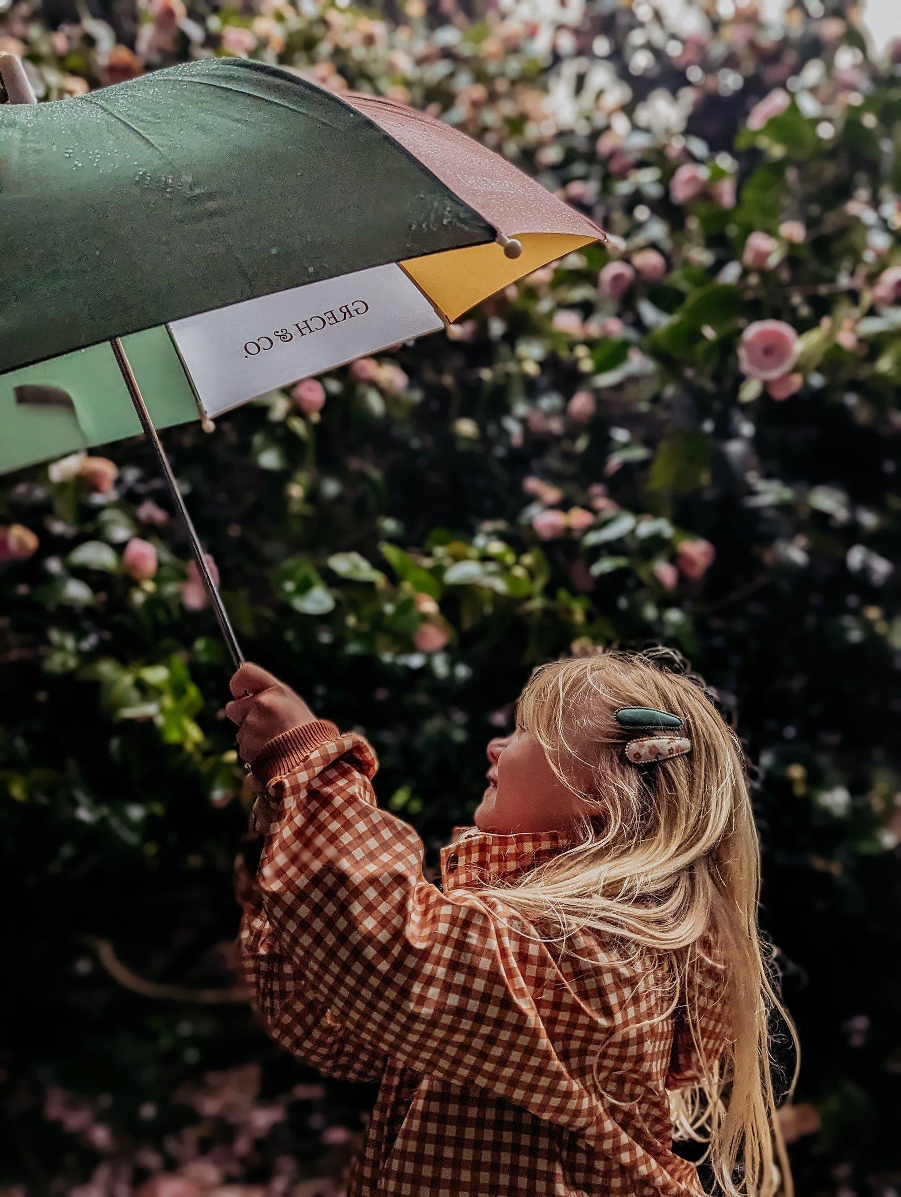 Cottage Snap Clips Set of 3 | Fern Plaid + Sunset Meadow image number 1