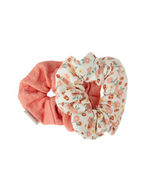 Hair Scrunchies Set of 2 | Sunset Meadow