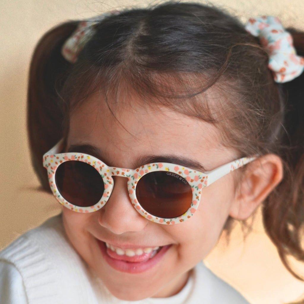Pigtail Bow Hair Clips Set of 2 | Organic | Sunset Meadow image number 4