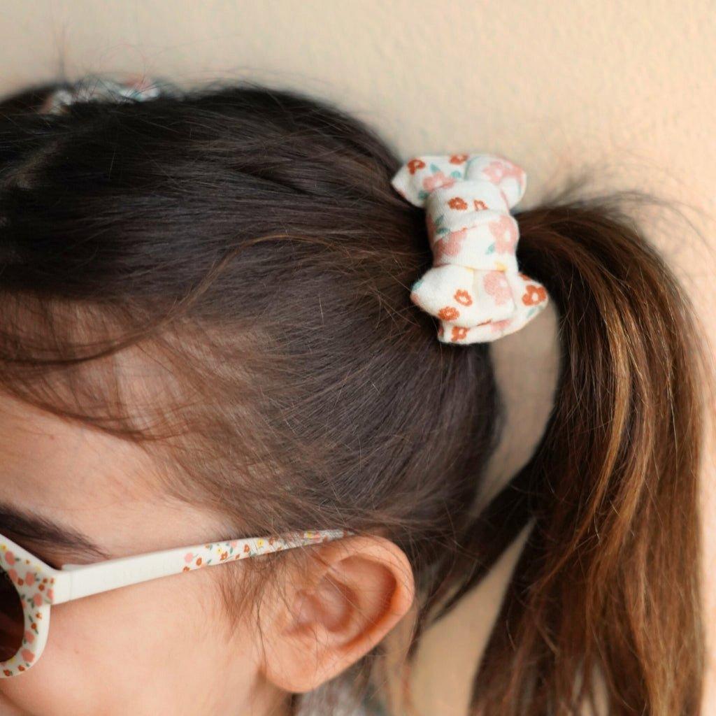 Pigtail Bow Hair Clips Set of 2 | Sunset Meadow image number 1