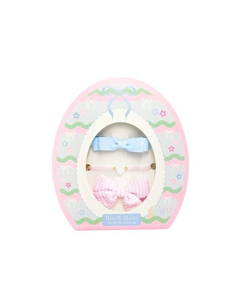 Easter Egg Bows and Bracelet Set