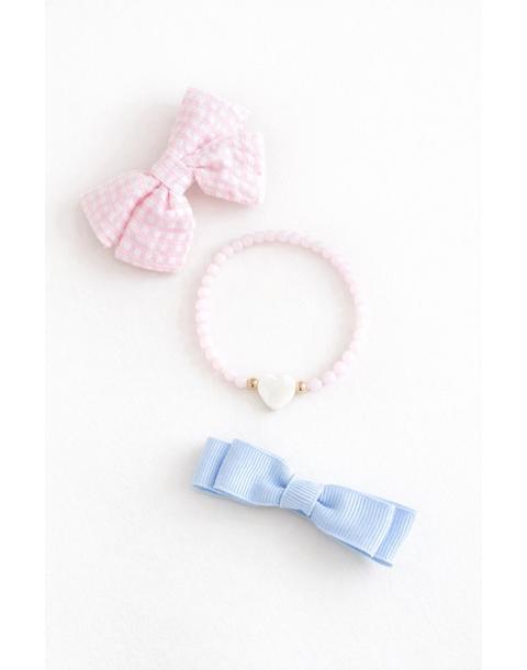 Easter Egg Bows and Bracelet Set