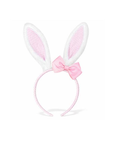 Seersucker Bunny Bow Ears