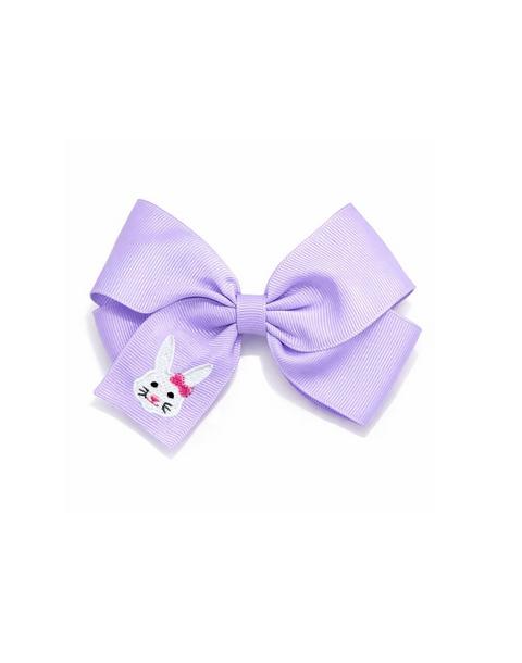 Bunny Hair Bow | Lavender