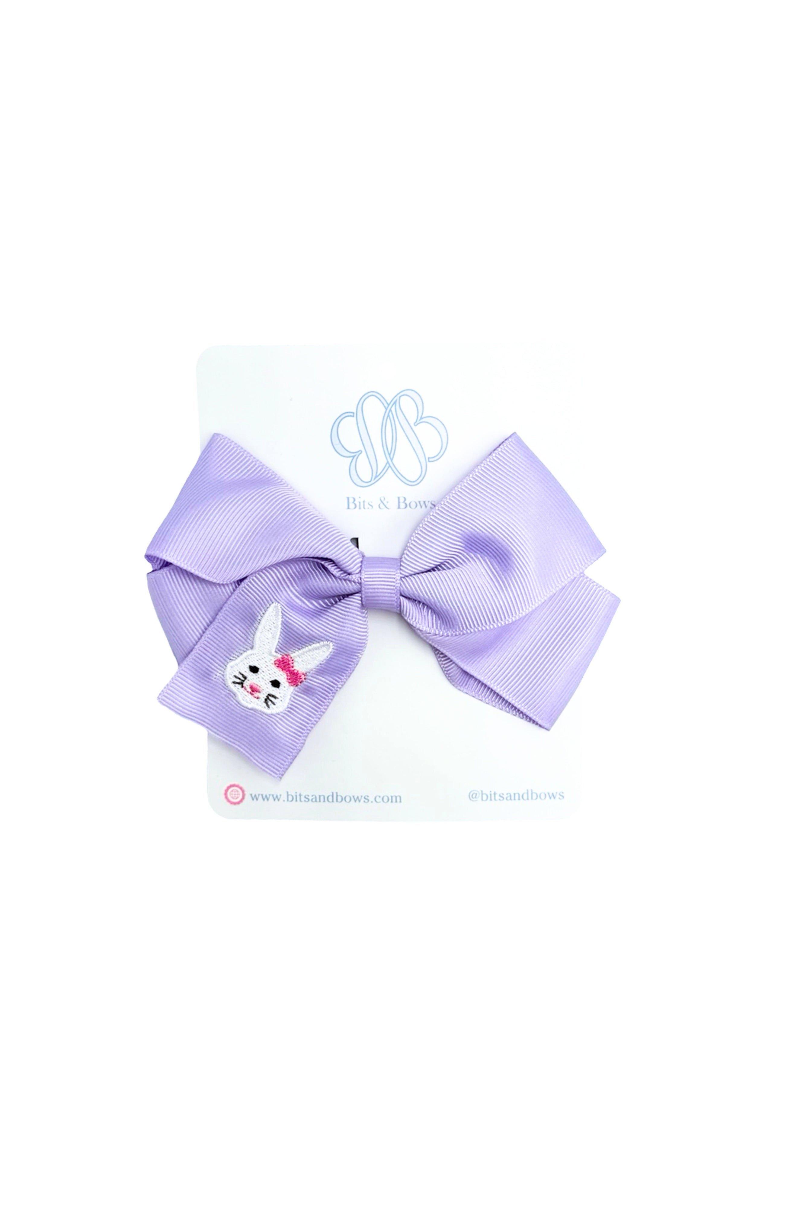 Bunny Hair Bow | Lavender image number 2