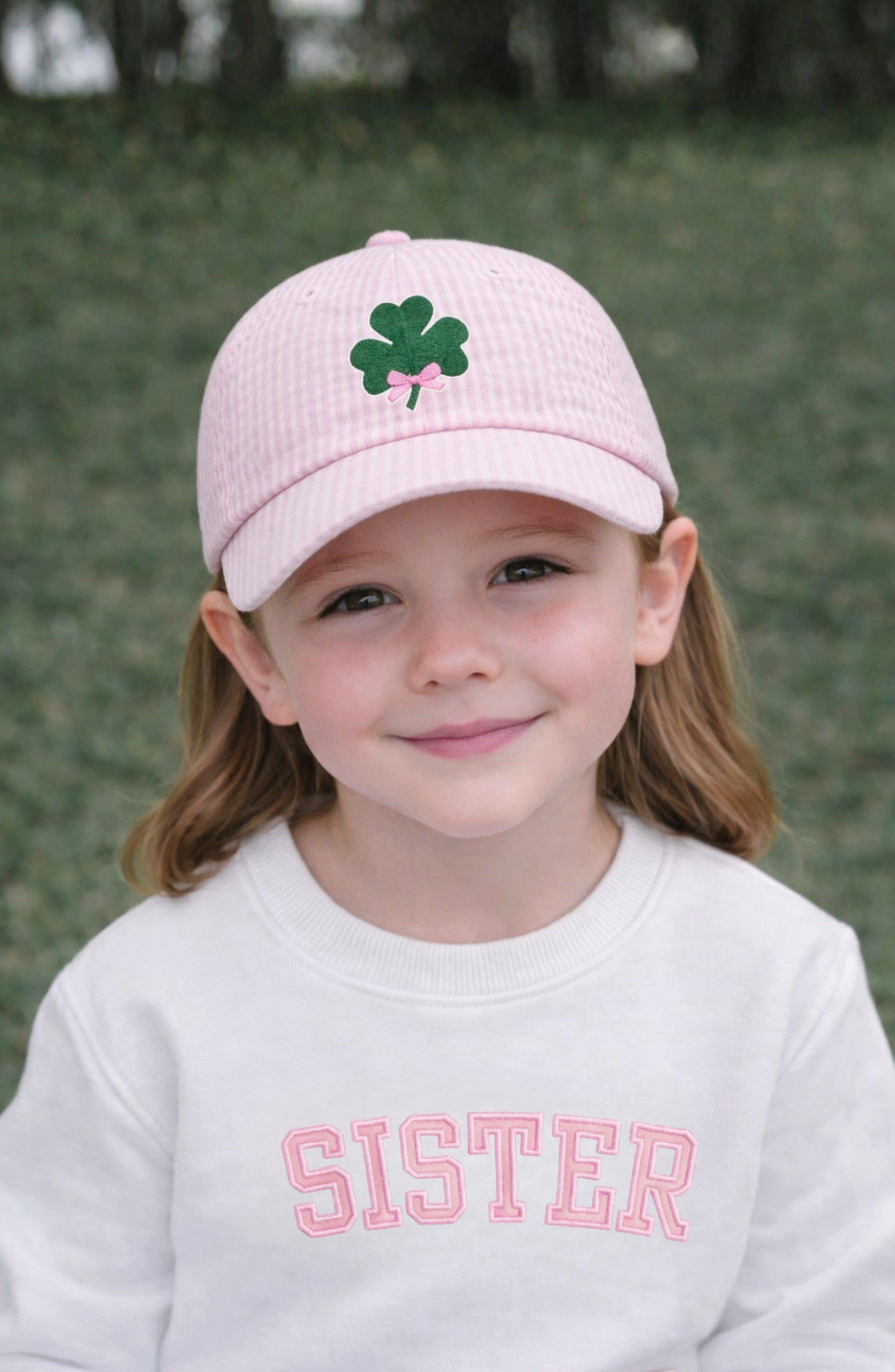 Shamrock Bow Baseball Hat image number 1