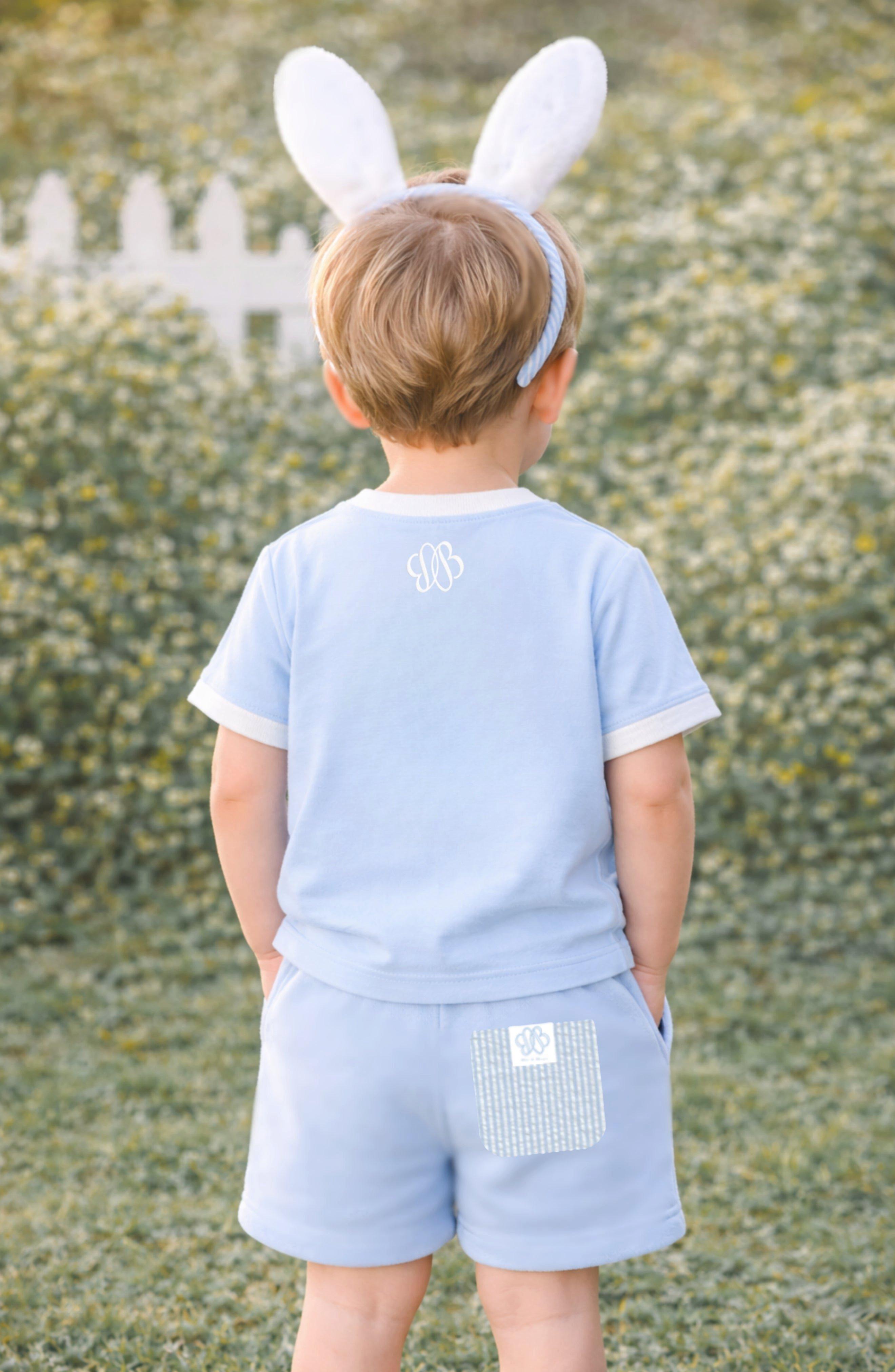 Cottontail Bunny T-Shirt in Blue image number 2