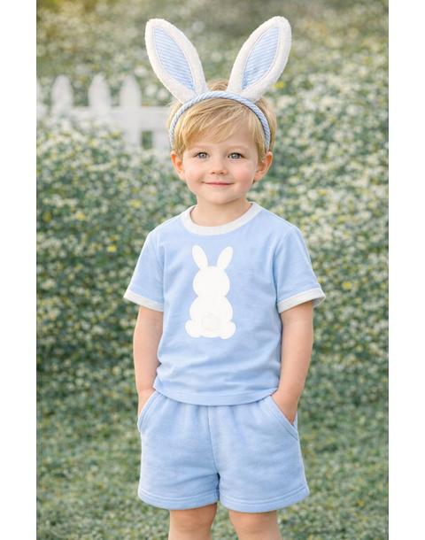 Cottontail Bunny T-Shirt in Blue