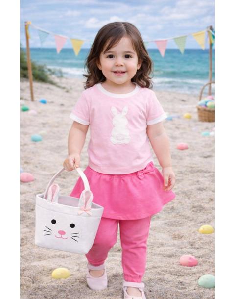 Bitty Bunny Basket | Pink