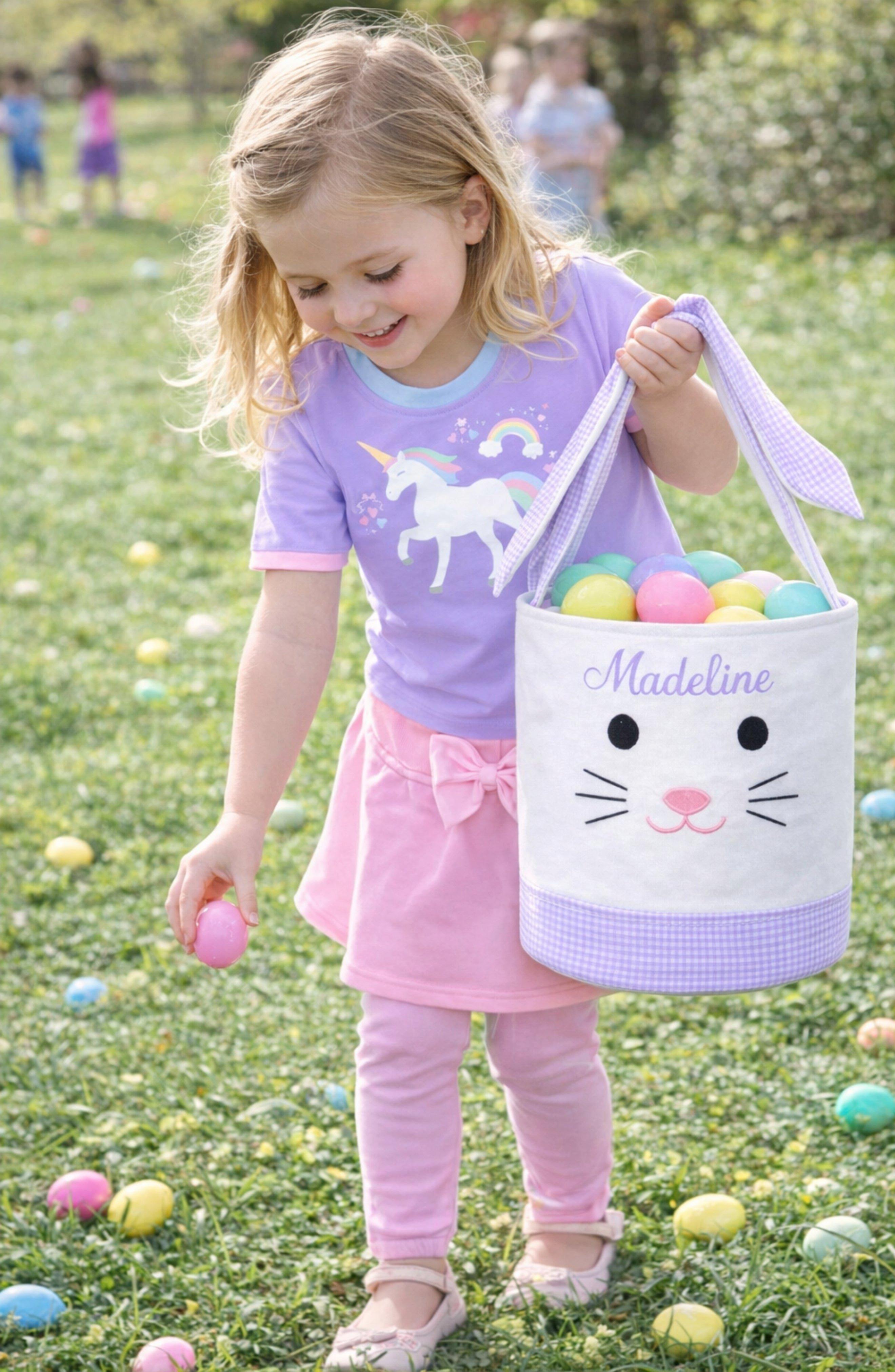 Easter Bunny Basket | Lavender image number 1