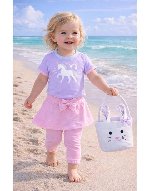 Bitty Bunny Basket | Lavender