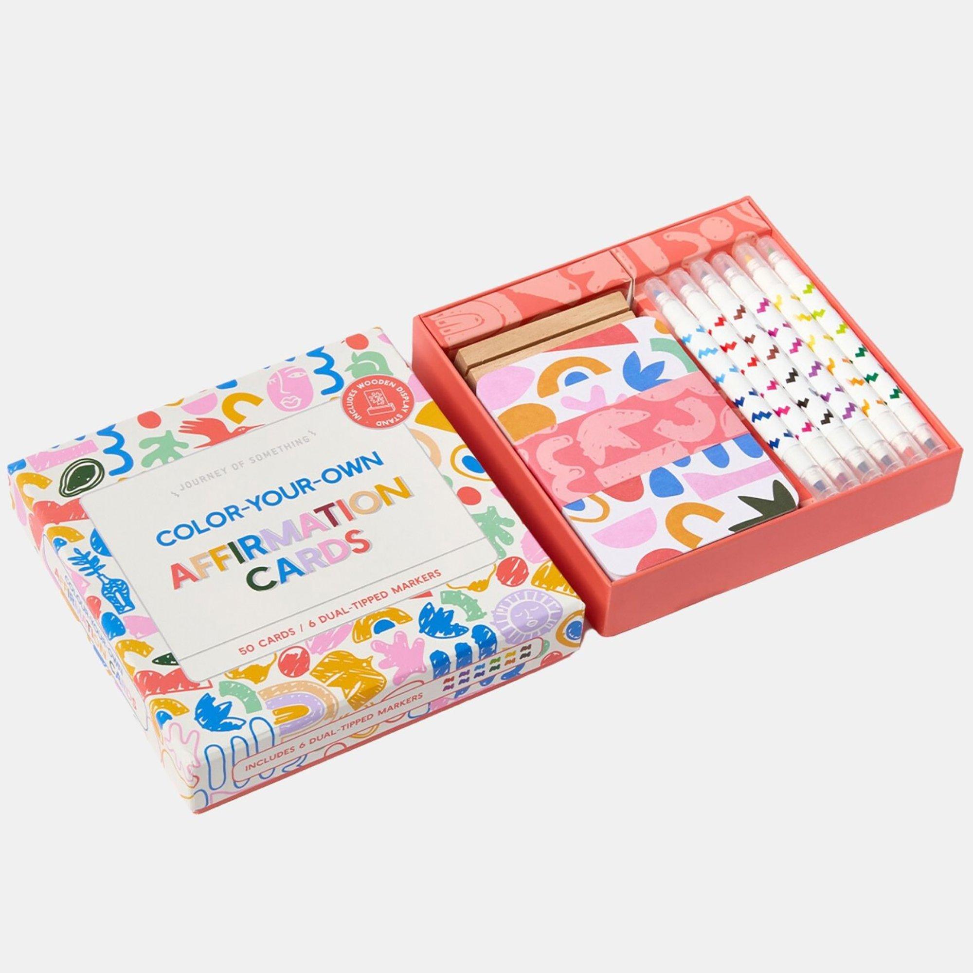 Color Your Own Affirmation Cards image number 1