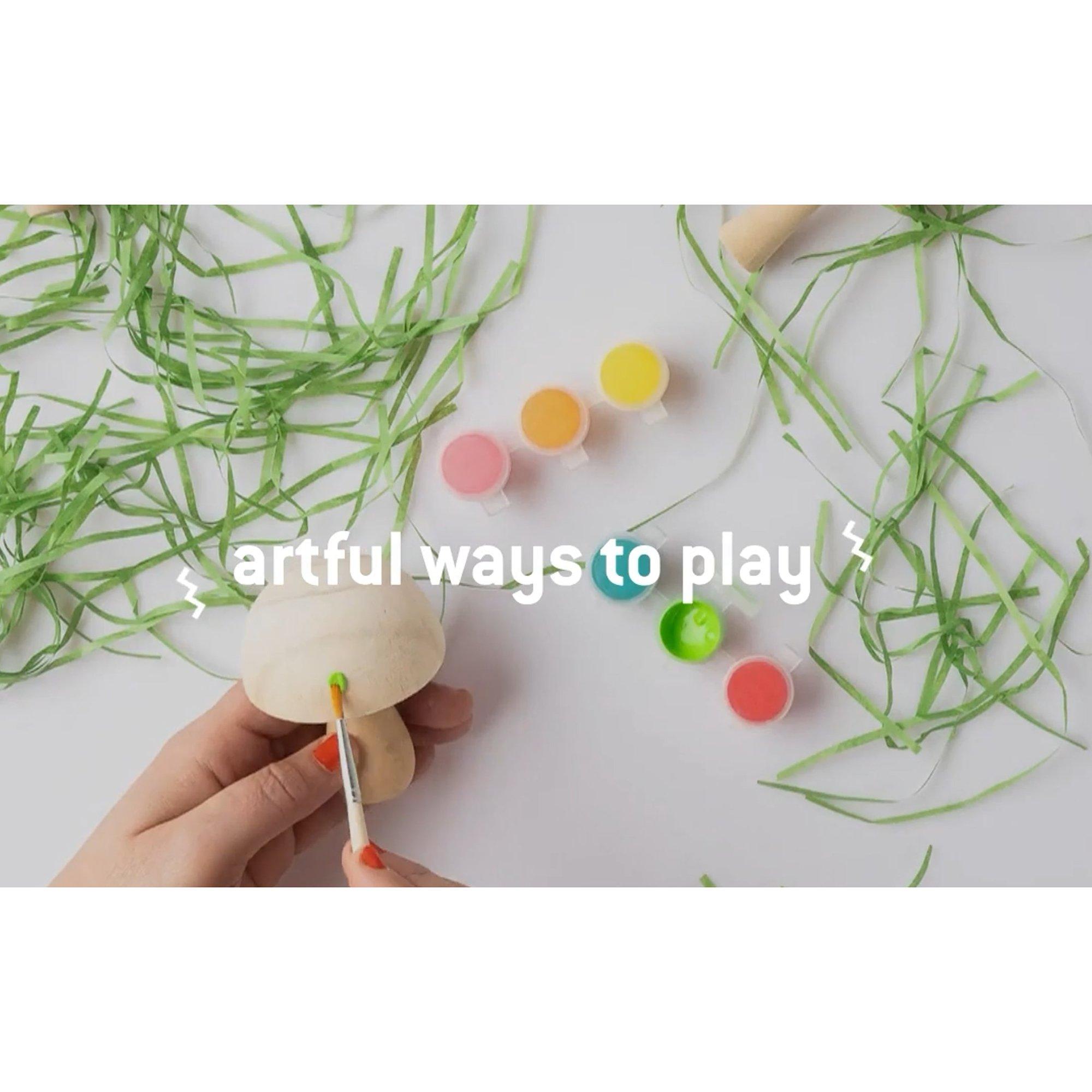 Paint Your Own Wooden Mushrooms image number 4