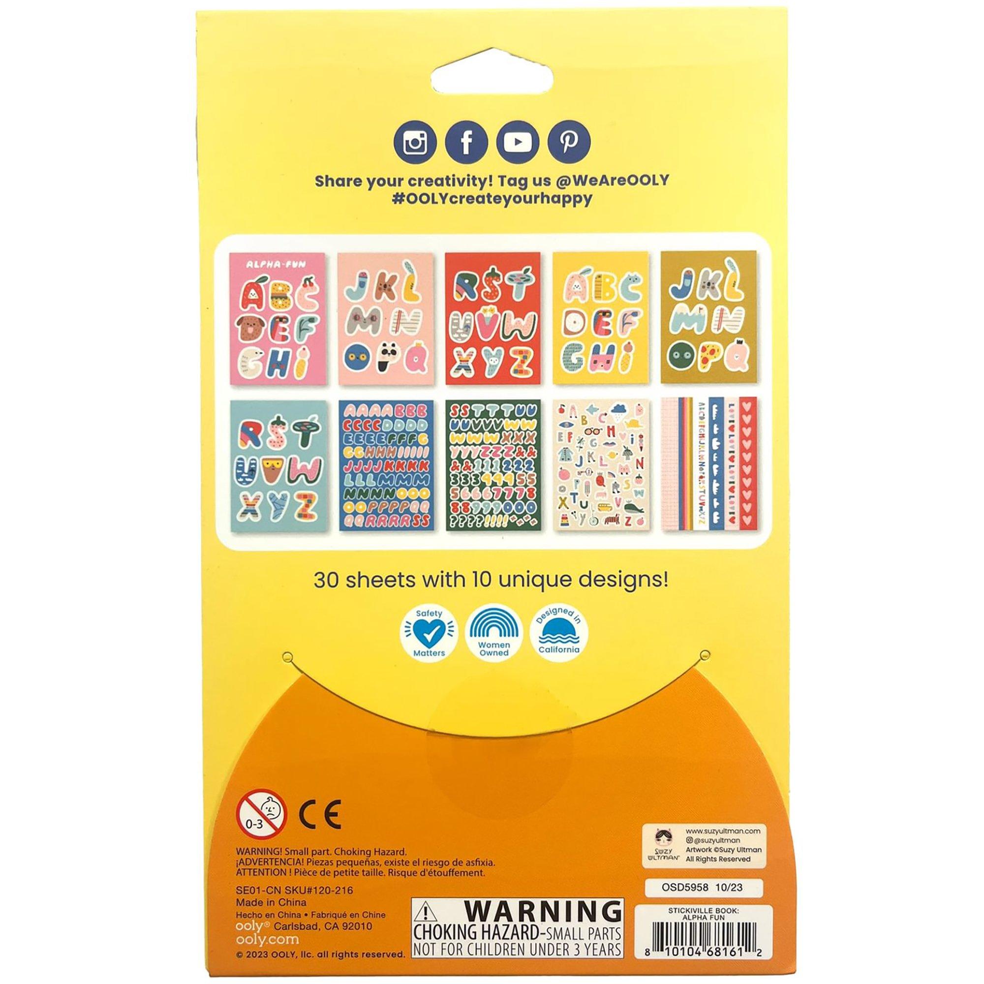 Stickiville: A Whole Lotta Stickers - Alpha-Fun image number 1