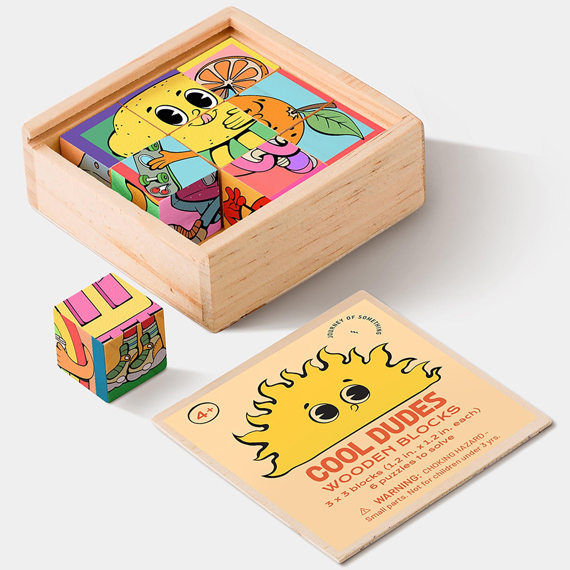 Wooden Blocks - Cool Dudes image number 1