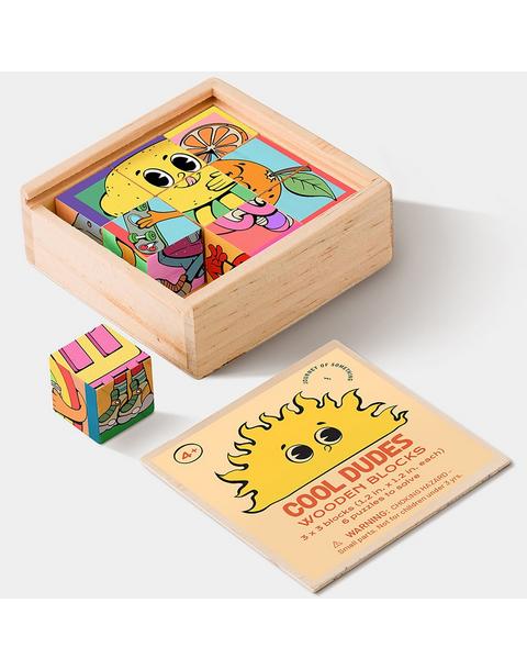 Wooden Blocks - Cool Dudes