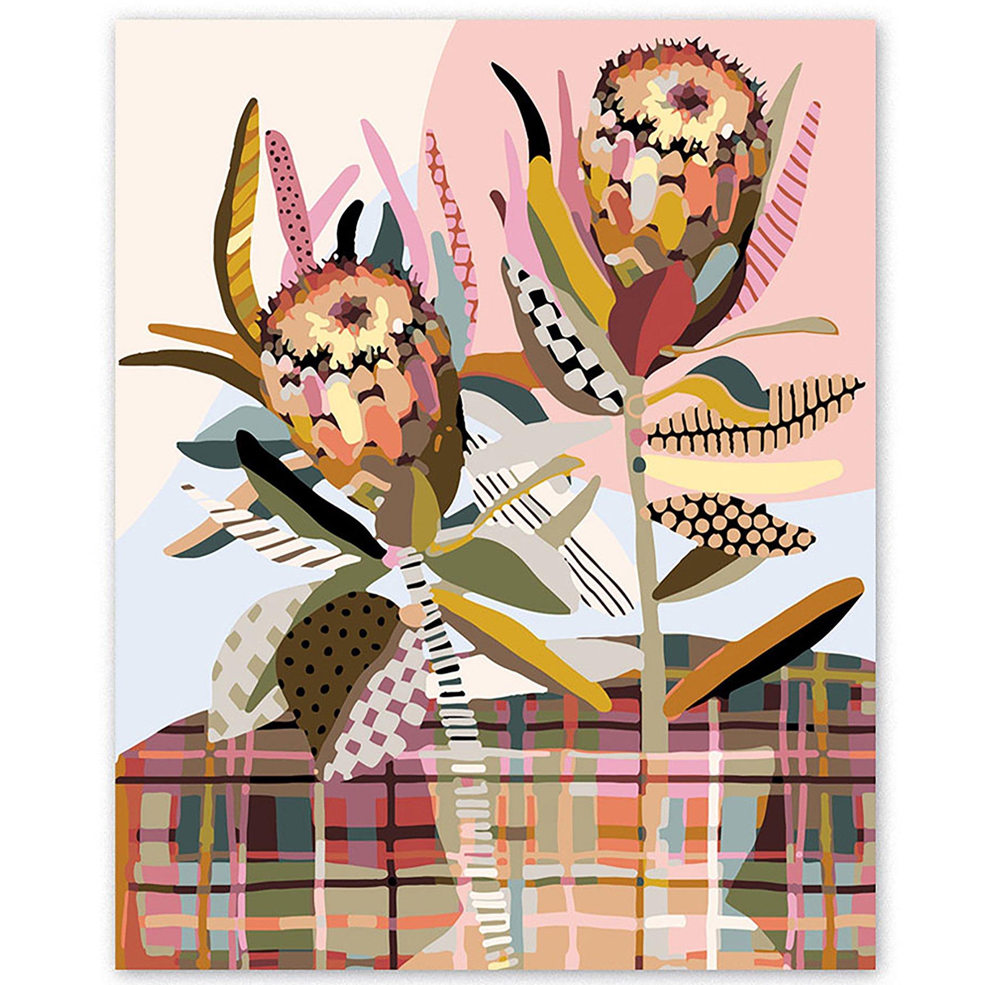 Paint by Numbers - Two Proteas image number 1