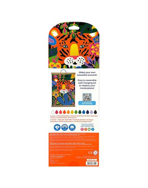 Paintology: Paint-By-Number Canvas Kit - Tiger Eyes