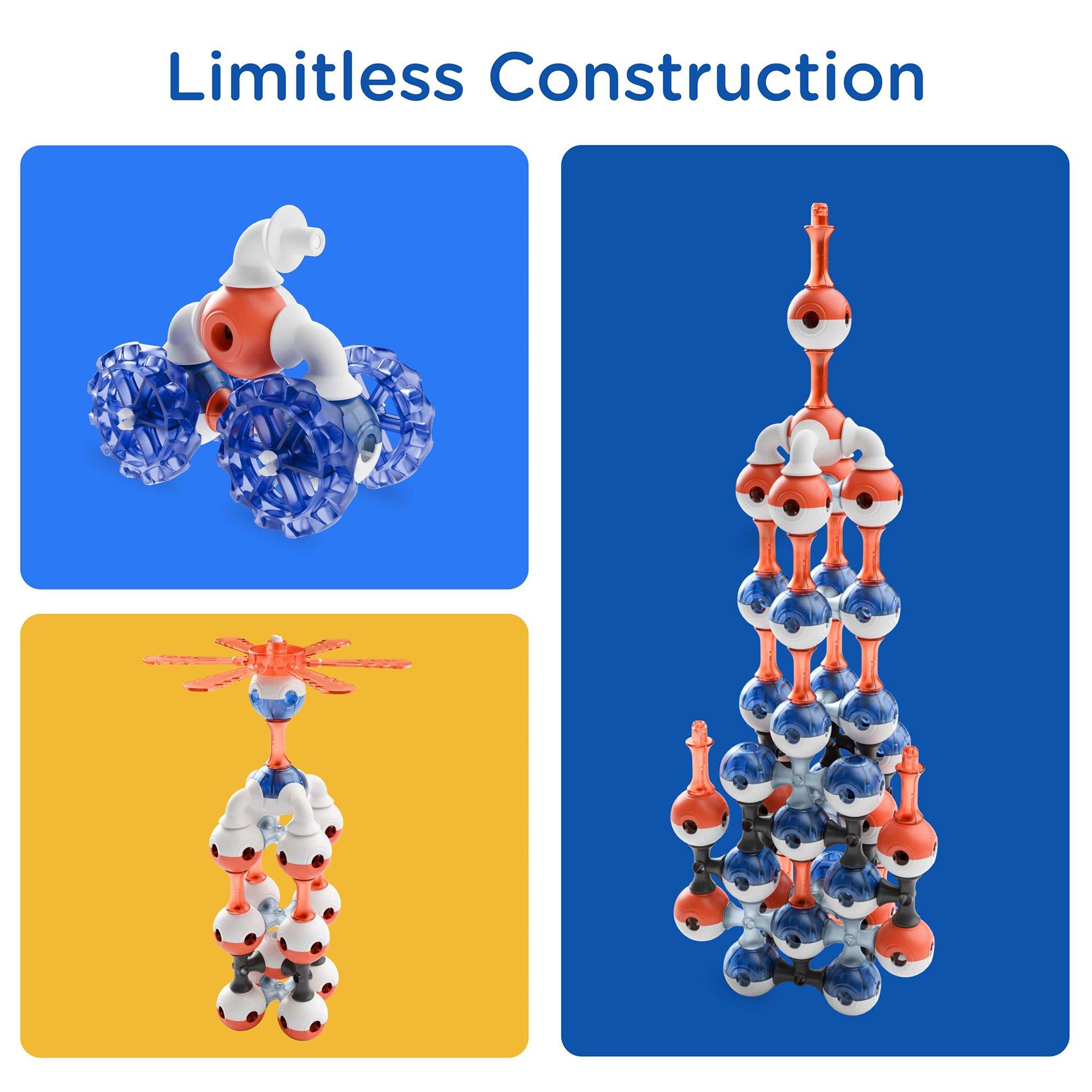 Magnetic Building Blocks: Interstellar Navy - 90 pcs image number 3