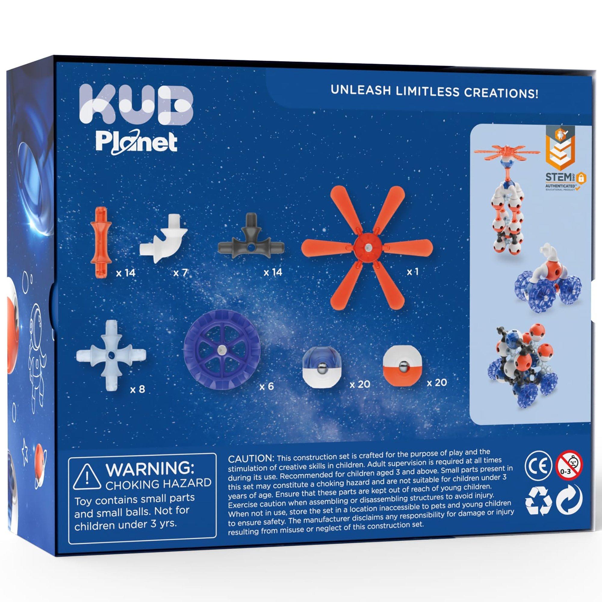 Magnetic Building Blocks: Interstellar Navy - 90 pcs image number 1