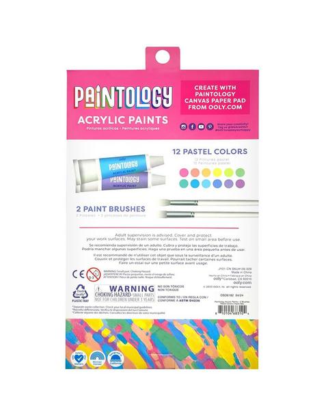 Paintology: Acrylic Paints - Pastel Colors 12ct