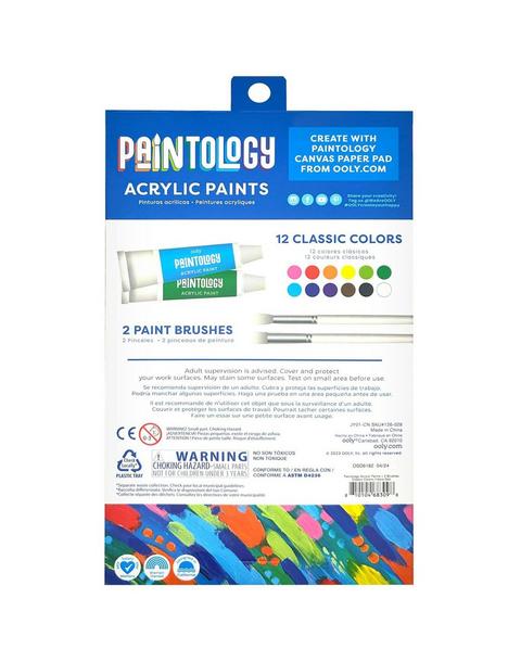 Paintology: Acrylic Paints - Classic Colors 12ct