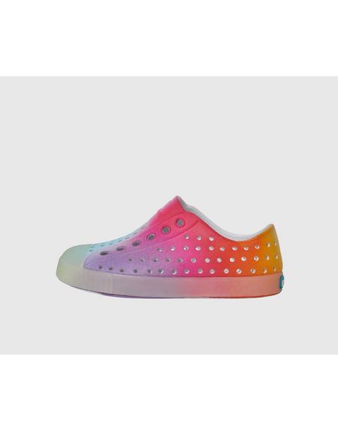 Jefferson Print Slip On Shoe | Rainbow Spray
