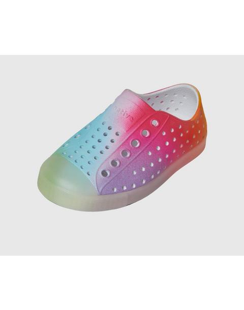 Jefferson Print Slip On Shoe | Rainbow Spray