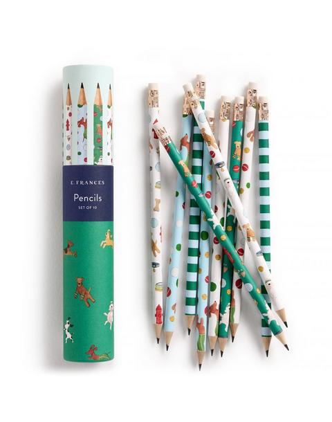 Off Leash Set of 10 Pencils