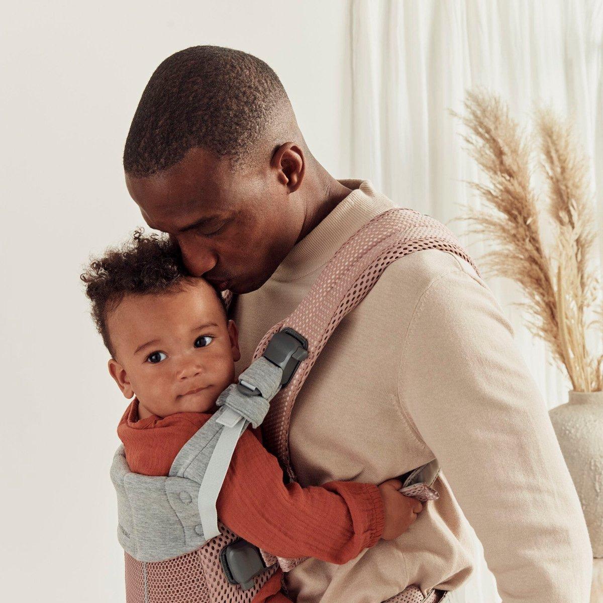 Baby Carrier Harmony: 3D Mesh | Dusty Pink image number 2