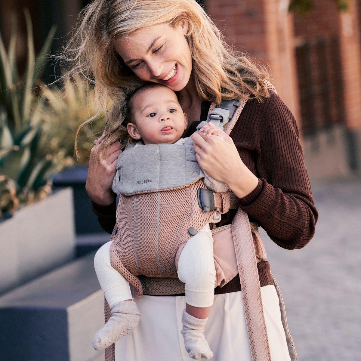 Baby Carrier Harmony: 3D Mesh | Dusty Pink image number 1